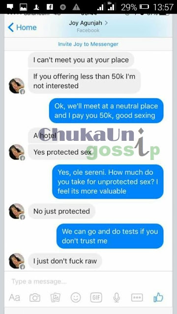 EXPOSED: Kumbe This Chuka University Socialite Is A PROST!TUTE???? (Screenshots)