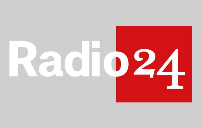 Il logo di Radio 24