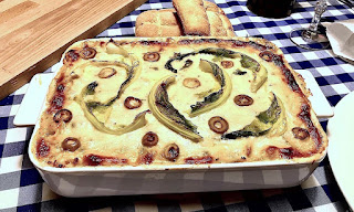 cucinaconemidio - Pasta al forno in bianco e verde