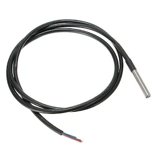 Better thermal conductivity with 3-5.5 V Digital Thermal probe Waterproof Temp Sensor 3.5 ft Cord 3 wire Flexibility resistance hown-store