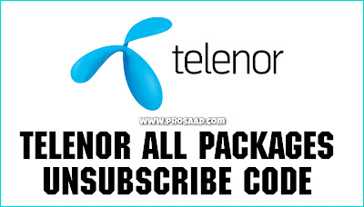 How to Unsubscribe Telenor All Packages