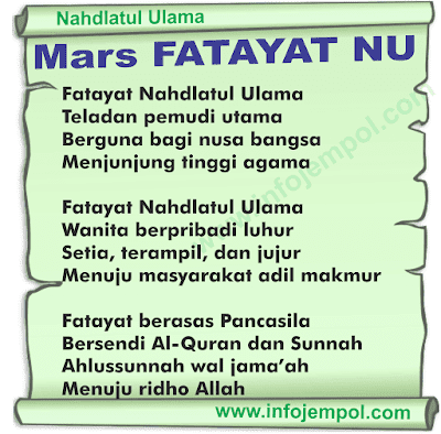 teks mars fatayat nahdaltul ulama