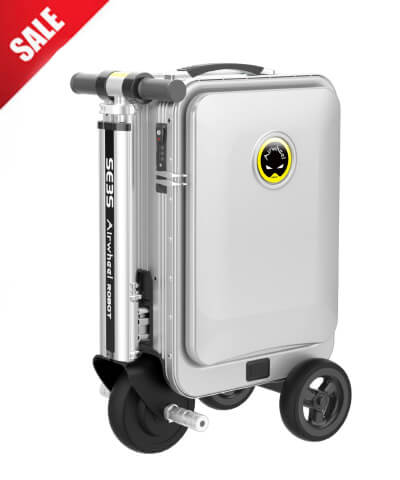 Smart Riding Suitcase for Travellers Electric Luggage Scooter