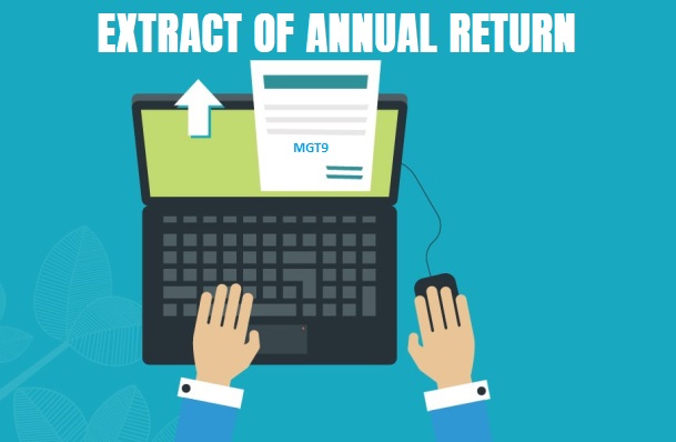 Extract of annual return in form MGT-9 not required to annex to the board report