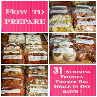 How to prepare 7 Slimming World friendly freezer meals in under one hour!