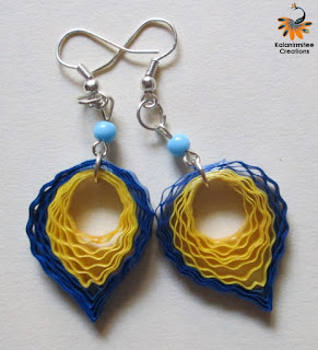 kalanirmitee: Quilled earrings