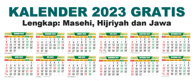 Download Kalender 2023 Lengkap