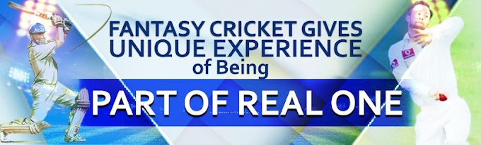 Fantasy Cricket Gives Unique Experience of Being Part of Real One