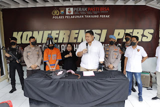 Kurang Dari 24 Jam Polres Tanjung Perak Berhasil Amankan Pelaku Pembunuhan di Tenggumung