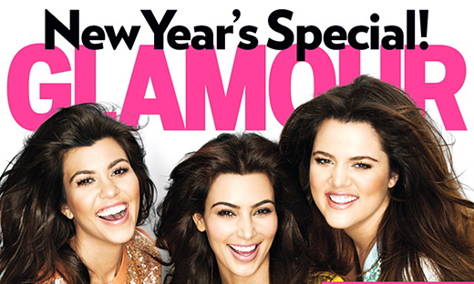 Kim Kardashian - Cover of Glamour