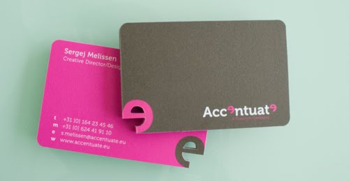 Accentuates Business Cards