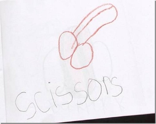 Desenhos bizarros de crianças (4)