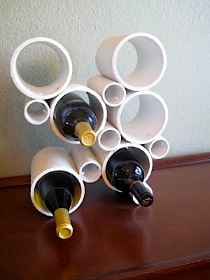 wine rack plans pvc