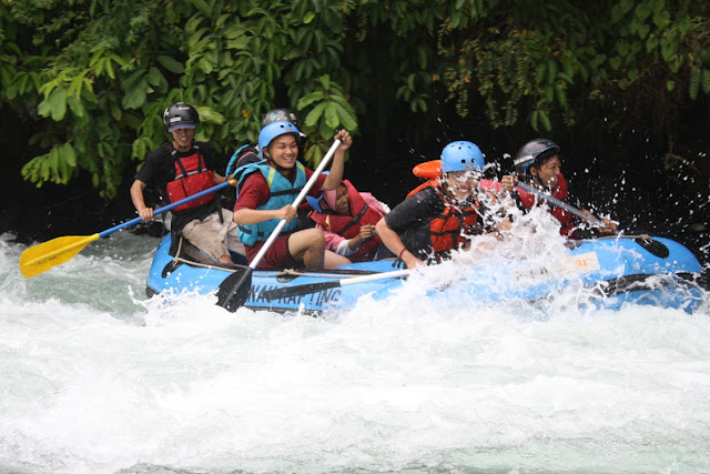 ranau rafting wisata arung jeram oku selatan