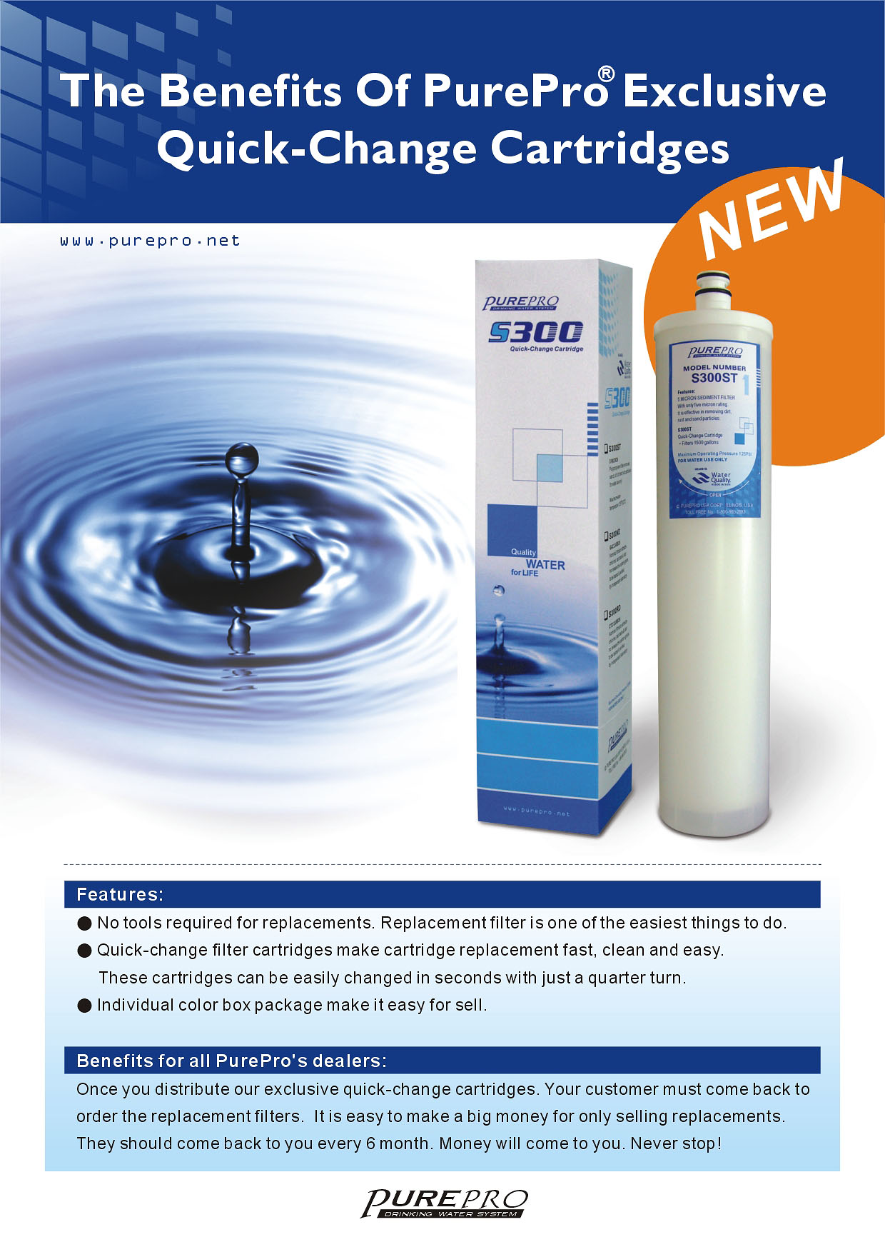 美國PurePro® 經典 S 系列濾芯 S300ST