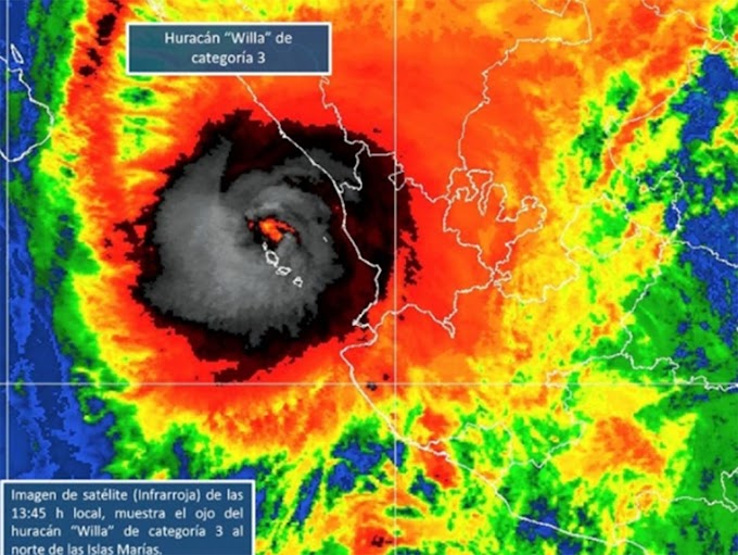 Estados// Huracán ‘Willa’ toca tierra en Escuinapa, Sinaloa