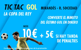 suertia promocion copa Mirandes vs Real Sociedad 4 marzo 2020