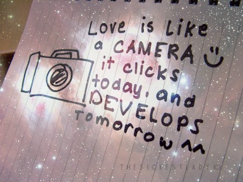 love is like camera