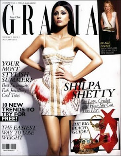 Shilpa Shetty Hot On Grazia Magazine Cover Image