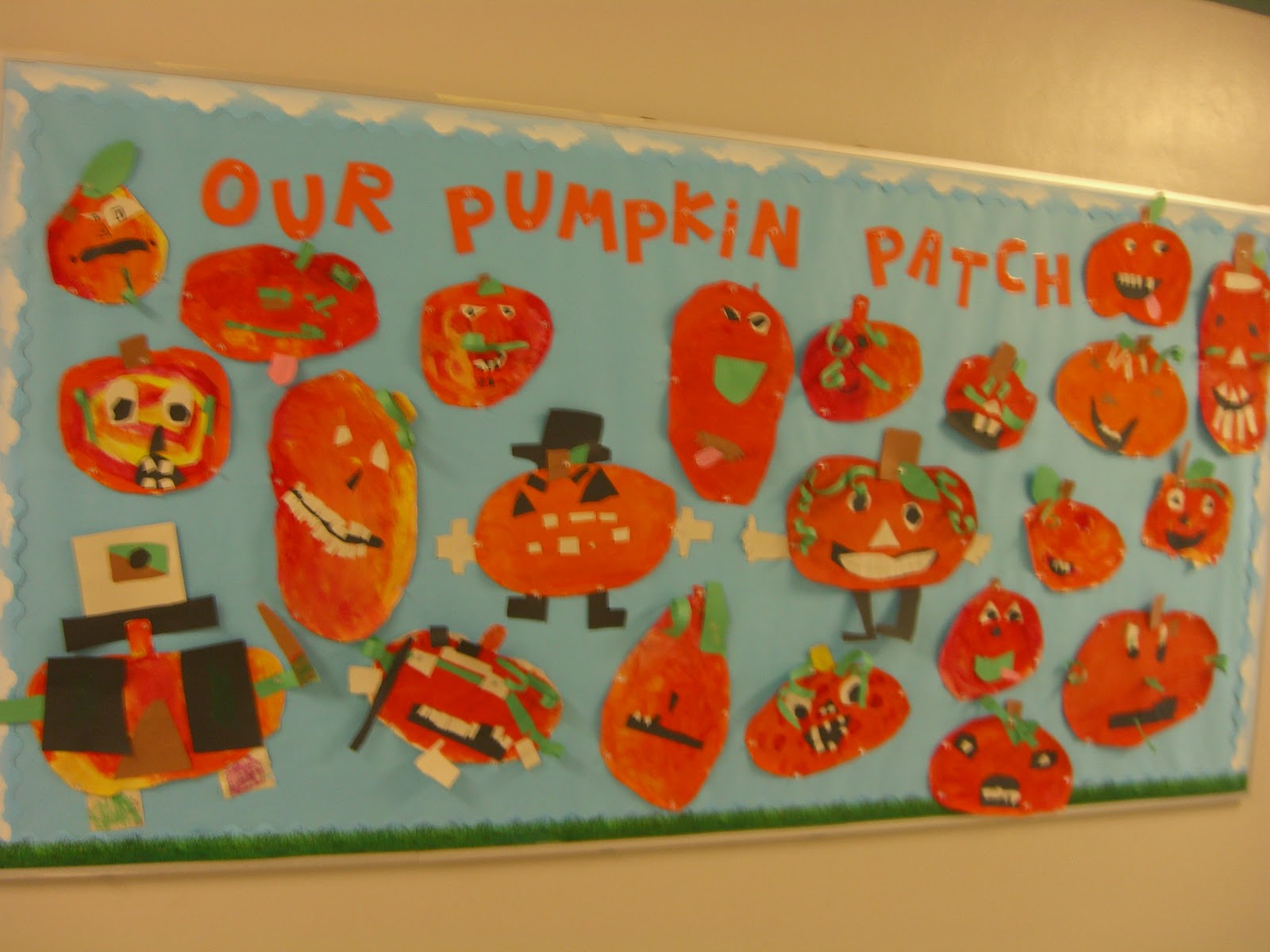 First Grade  Garden Pumpkins Owls and Remembrance Day 