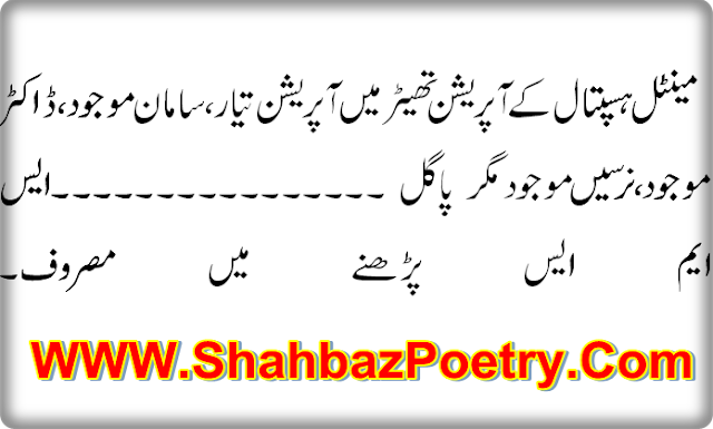 Pagal Mental Hospital Main Funny SMS Latest 2014