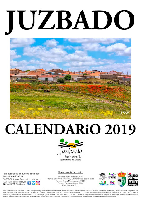 Juzbado, calendario 2019