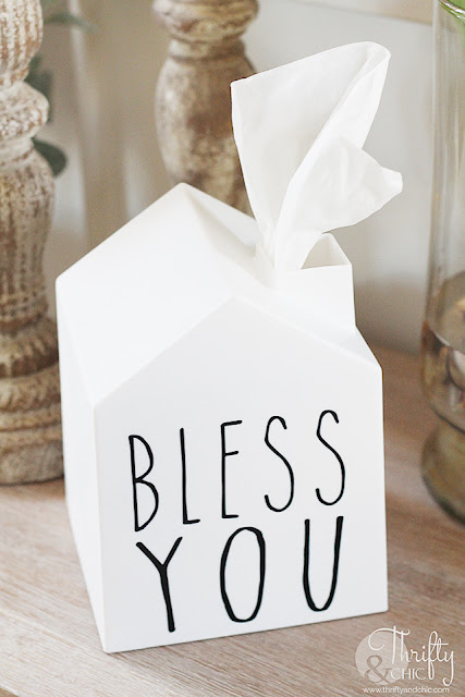 DIY tissue box cover. DIY tissue box. House shaped tissue box cover. Tissue box cover ideas. Teacher appreciation gift ideas. Teacher gift ideas. How to cover your tissue box. 