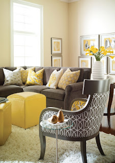 sofas and cushions color combination