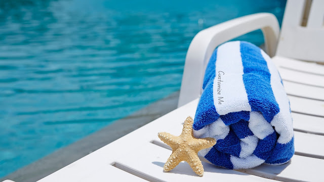 Customized pool towels