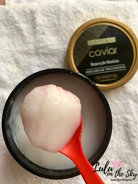 Máscara de tratamento Kerabrasil Gold Caviar