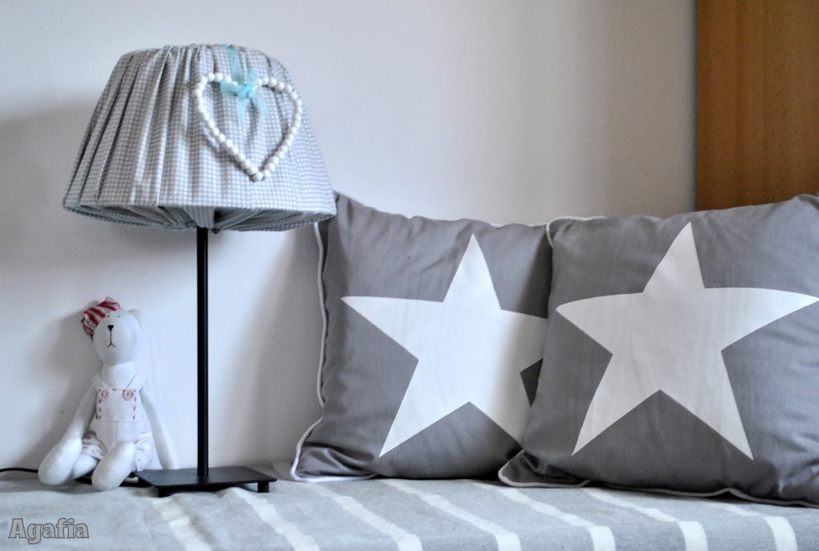 DIY - materiałowy klosz