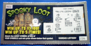 Spooky Loot Kansas Lottery ticket