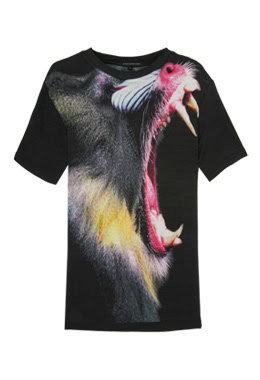 christopher kane mandril t shirt