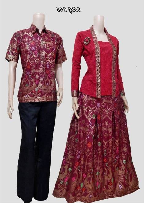 10 Model  Baju  Batik  Muslim Couple  Elegan  Terbaru 2021