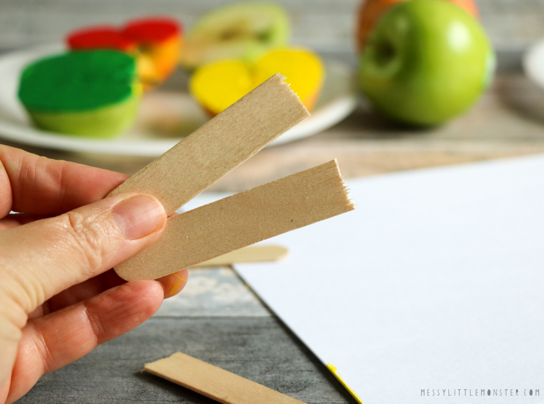 making a handle for apple stamping