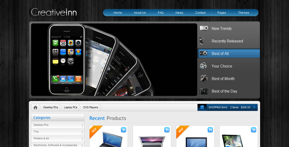 CreativeInn Shopping Store - Shopping Retail