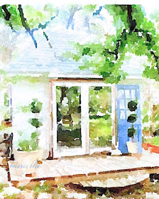 waterlogue-print-of-garden-shed