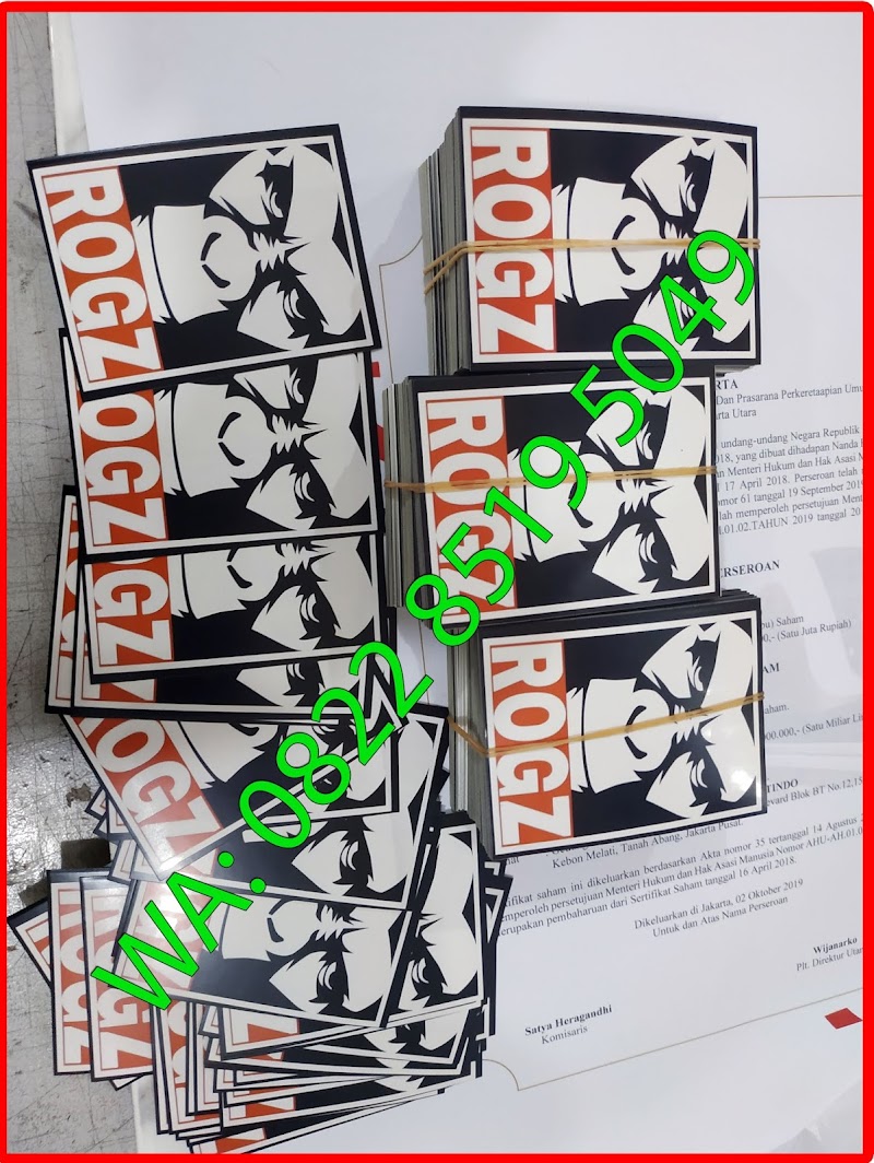 Info Populer Stiker Vinyl Laminasi Glossy