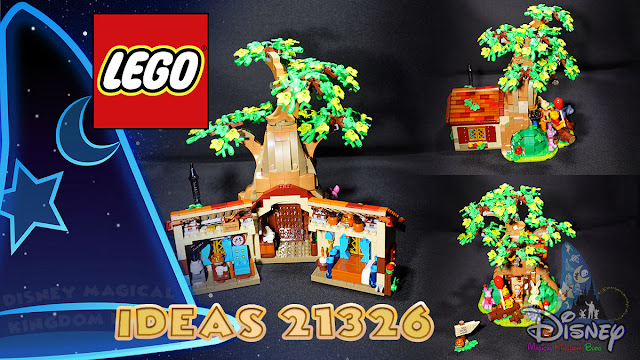 LEGO 21326 Ideas 系列小熊維尼 Disney's Winnie the Pooh 樂高角色人偶 Figure 小熊維尼, 跳跳虎, 小豬, 依唷, 瑞比