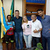 Prefeito de Jaguarari recebeu a visita de ciclista Neguinho do Asfalto
