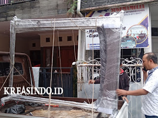 Pembatas Sholat pesanan Bpk Asep untuk Masjid Riyadhul Badiah Antapani Bandung