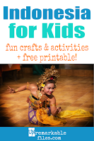 Learning about Indonesia and Bali is fun and hands-on with these free crafts, ideas, and activities for kids! #indonesia #bali #educational
