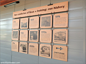 Terraza de la Tienda Insignia de la King Arthur Flour: Historia