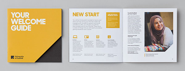 Inspirasi 20+ Desain Brosur dan Katalog Modern - Suffolk University Catalog Design