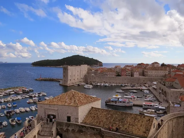 Views from the Old City wall on a holiday to Dubrovnik