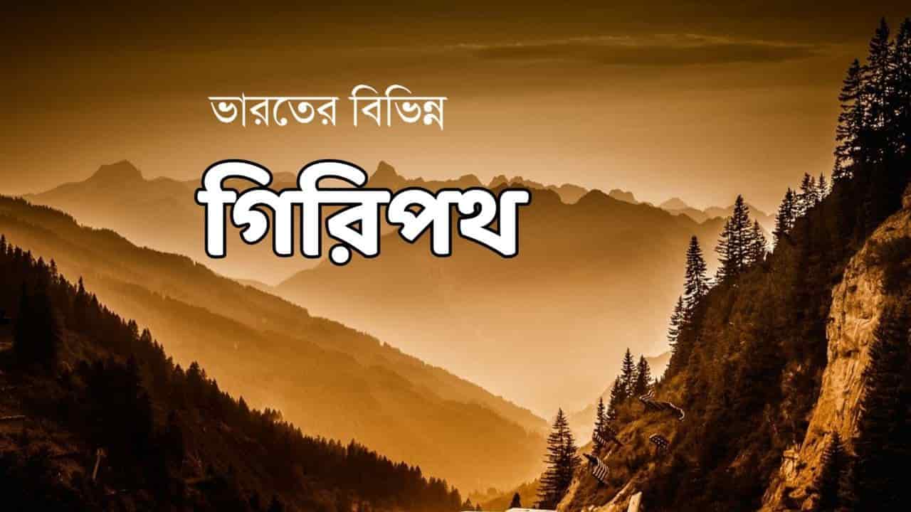 ভারতের বিভিন্ন গিরিপথ