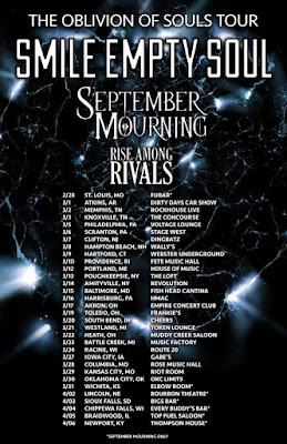  Smile Empty Soul and September Mourning Launches U.S. 2019 Tour