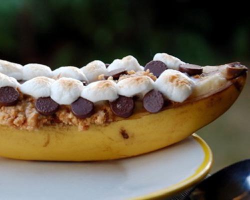 pancakes a Grab fluffy to enjoy Recipes] and   make  Boats Banana banana Banana Campfire spoon, your how
