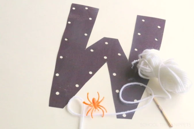 alphabet craft for letter w