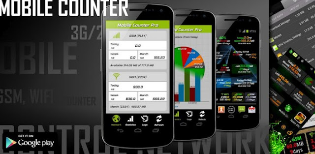 Mobile Counter Pro - 3G, WIFI v3.3 Apk download